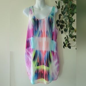 BHON Watercolor Silk Dress Sz.M